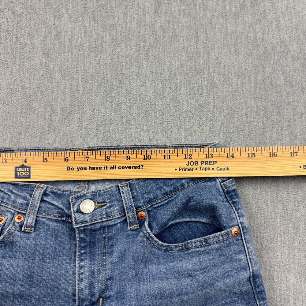 Levis Jeans Womens 27x27 Blue Boyfriend Denim Mid-Rise Pants Classic Straight - Picture 7 of 15